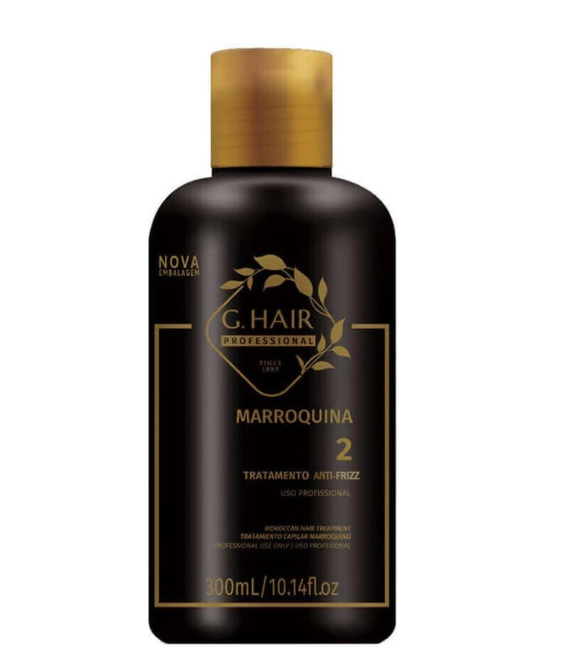 INOAR FORMULA KERATIN G HAAR MOROCCAN TREATMENT STEP 2 EINZELFLASCHE (250ml) 8.4oz .