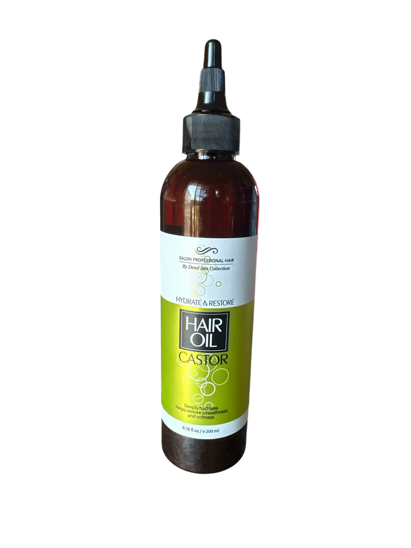Dead Sea Collection Castor Oil For Hair Smoothness Restoration 6.76fl.oz. 200ml